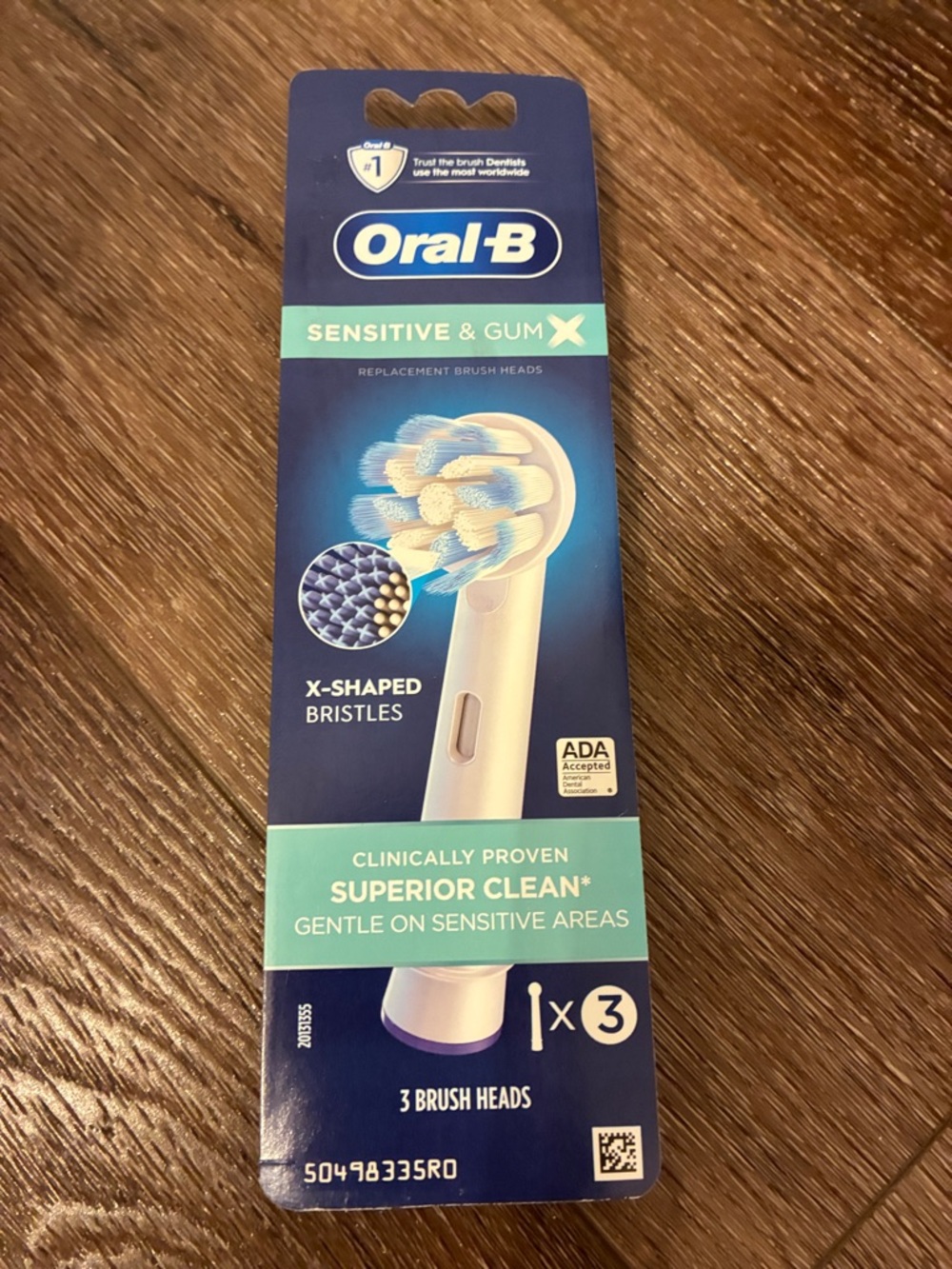 Oral-B Sensitive Gum Care Electric Toothbrush Replacement Brush Heads 3 total